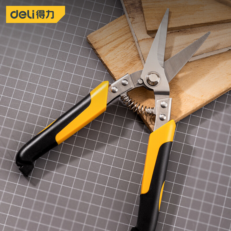 Deli Tool DL351008 Straight Head keel shears, 8.5-inch multi-functional stainless steel aviation shears details Picture