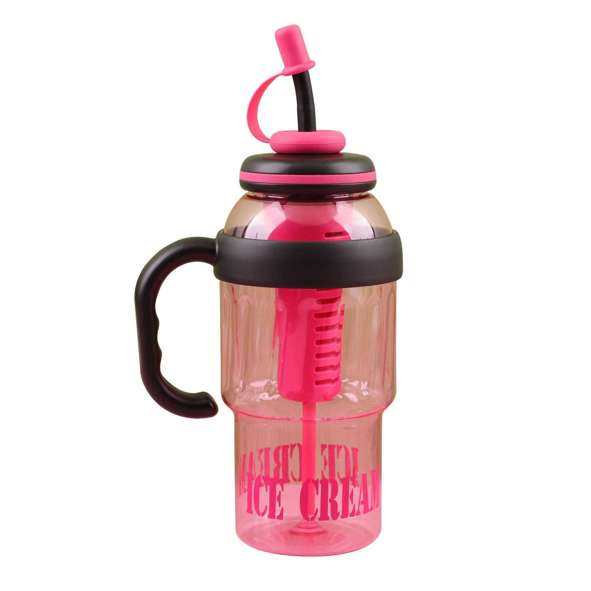 Summer new large-capacity plastic straw cup, high appearance level, cute ice king cup, outdoor portable plastic internet-famous water cup Item Picture