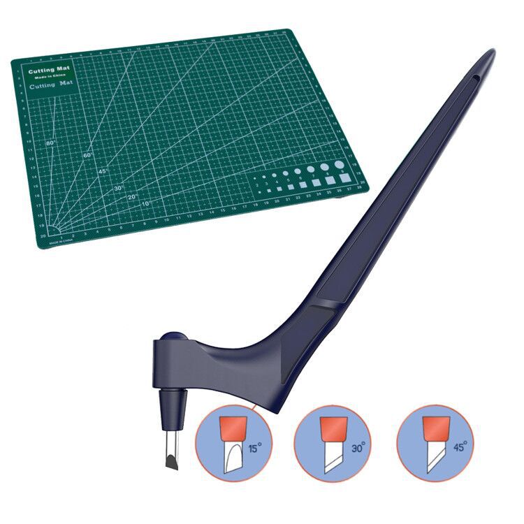 Craft Cutting Tools Paper cutting knife Cutting tools Hand-held engraving knife 360-degree rotating utility knife undefined