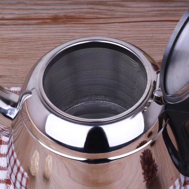 Thickened stainless steel kettle, induction cooker kettle, tea pot, household hot water kettle, boiling kettle, electric ceramic stove kettle Specification drawing