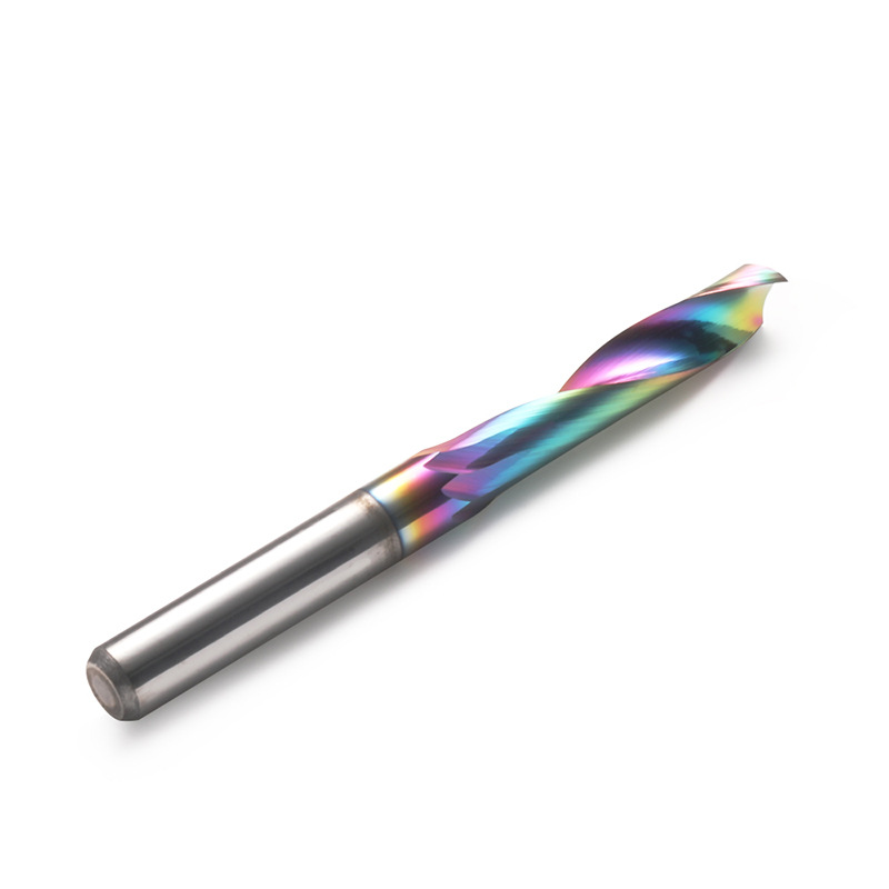 3.175-12mmDLC seven-color coated tungsten steel single-edge aluminum milling cutter, aluminum plate, aluminum alloy CNC cutting tool Application Scenario