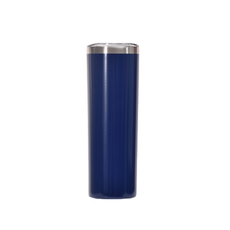 304 stainless steel vacuum insulated cup, heat sublimation outdoor sports car cup, car-mounted powder-coated and spray-painted straight cup Item Picture