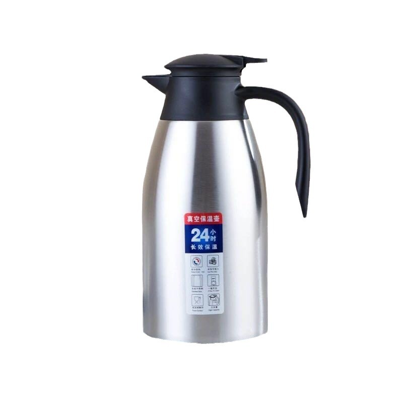 Customized stainless steel vacuum coffee POTS, welcome POTS, large-capacity hot water kettles, hot water bottles, and 2L household insulated POTS Item Picture
