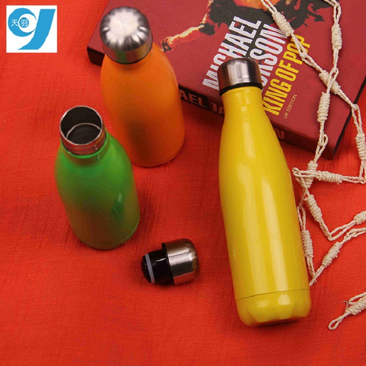Coca-Cola bottle vacuum insulated cup, new stainless steel creative gift cup, outdoor travel printed logo sports water cup Application Scenario
