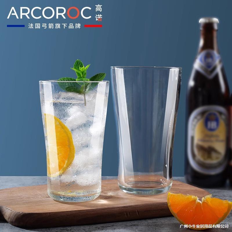 Bow and arrow Gaonuo tempered glass Cup, durable beer mug, large-capacity home craft beer, popular bar light luxury wine glass details Picture