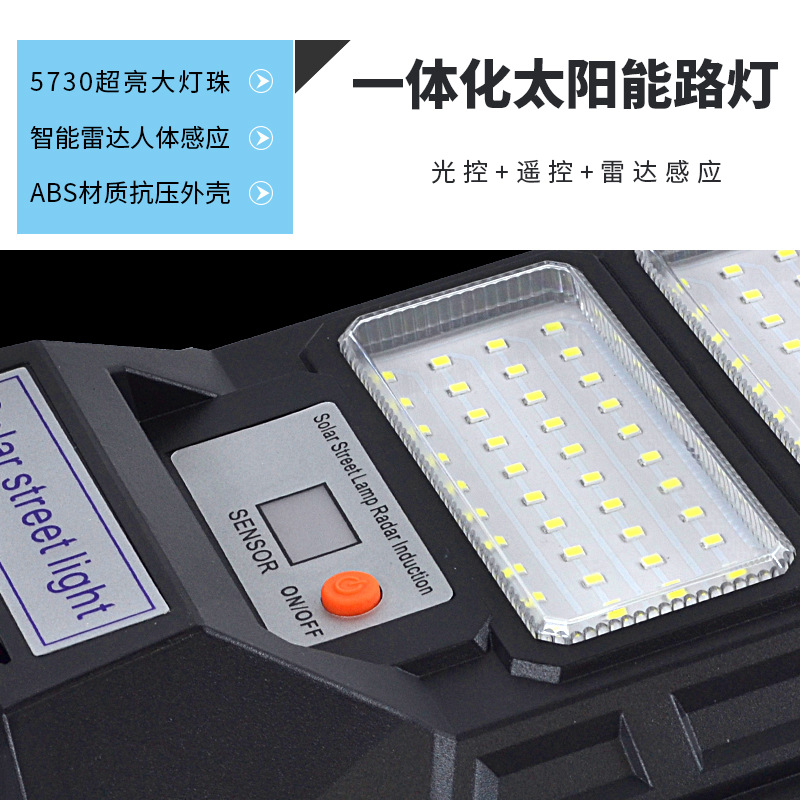 2024 Cross-border new solar wall lamps, integrated solar street lamps, light-controlled sensor outdoor waterproof garden lamps Application Scenario