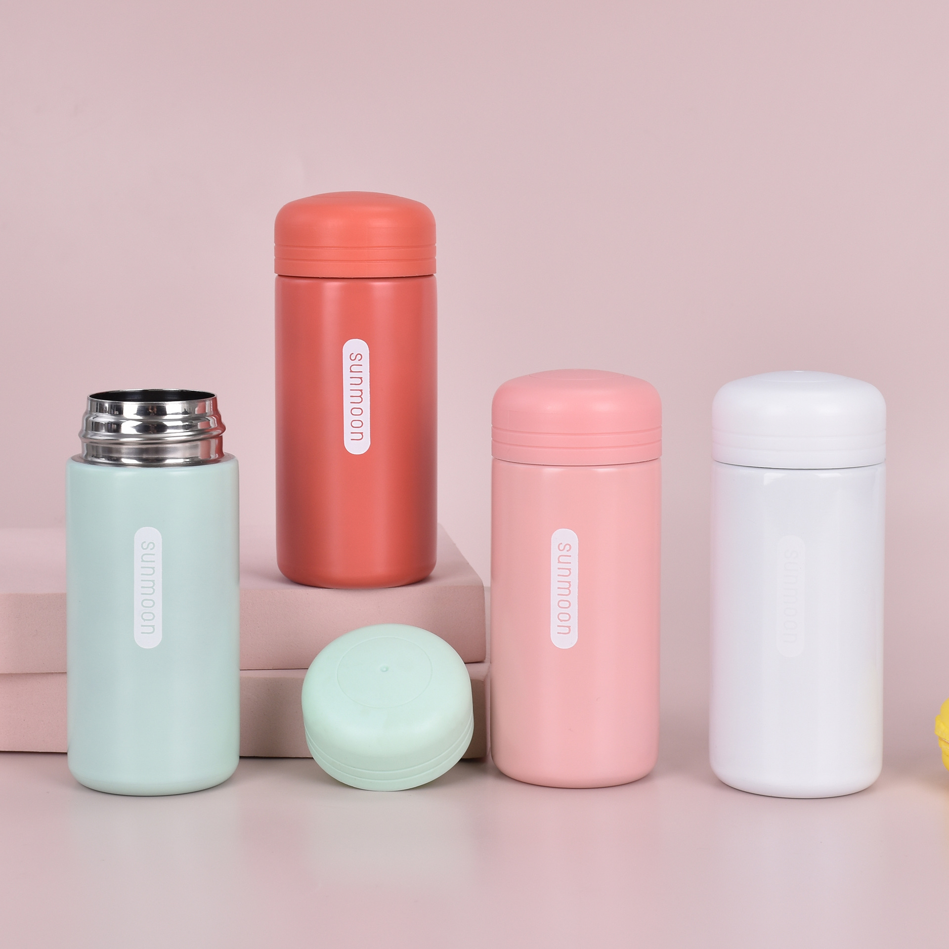 Customized mini 304 stainless steel pocket cup, double-layer vacuum, high appearance level insulated cup, business gift water cup Specification drawing
