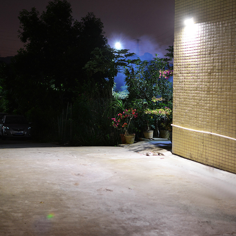 Solar lamp, outdoor courtyard lighting, sensor wall lamp, aluminum alloy shell, high-brightness LED, actual marked parameters details Picture