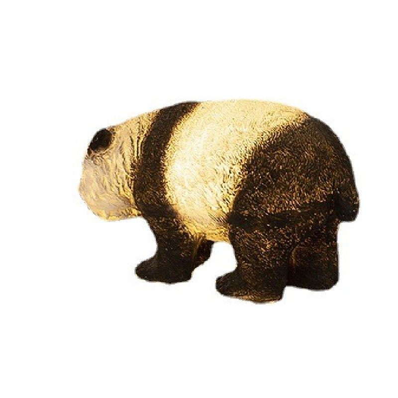 Outdoor garden bamboo shoot courtyard lawn lights, garden decoration landscape lights, illuminated panda animal lights, shaped lights Item Picture