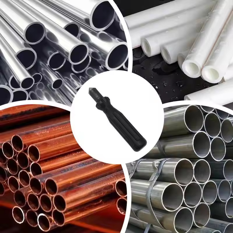 Wholesale stock of plastic pipe, copper pipe and iron pipe deburring reamers, trimming and chamfering equipment manufacturers, deburring reamers Specification drawing