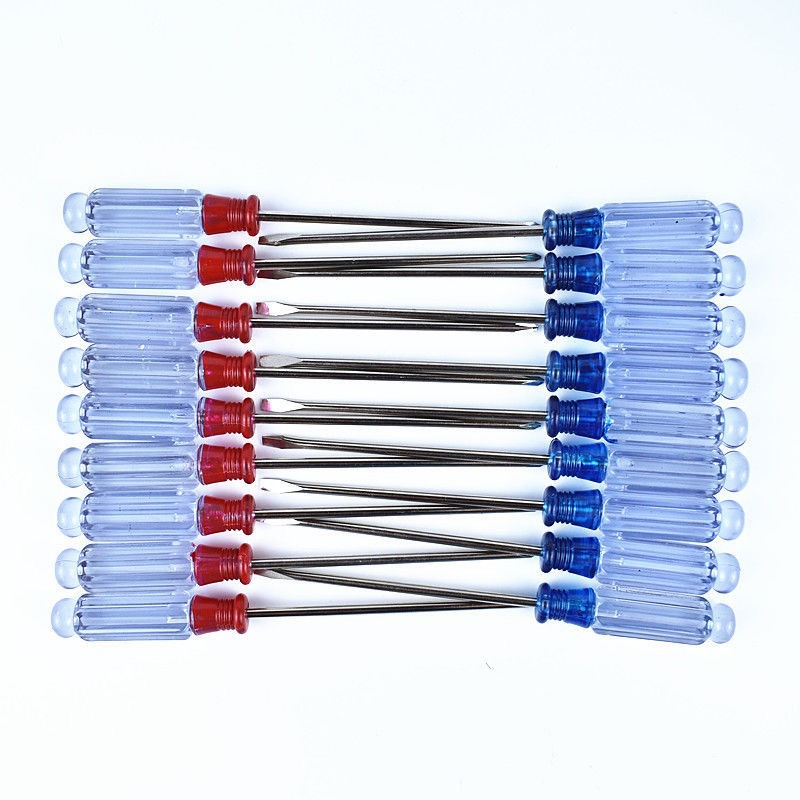 Crystal clear cross-shaped screwdriver toy delivery, screwdriver furniture repair gift, screwdriver screwdriver manufacturer supply Item Picture