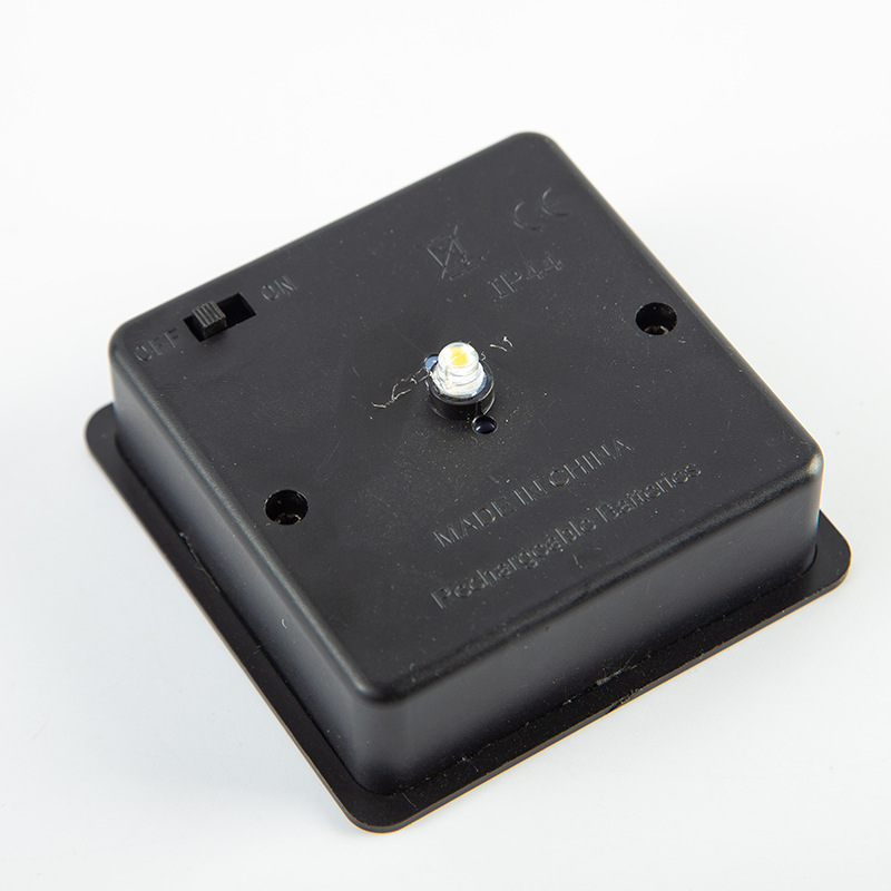 7.1X7.1cm square solar cell box, luminous display accessory, outdoor waterproof electronic accessory Application Scenario
