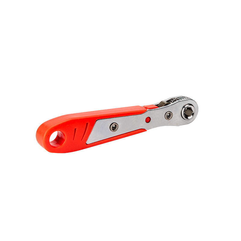 Mini 36-tooth ratchet screwdriver for narrow and small space gap repair operation, socket L-shaped bend wrench undefined