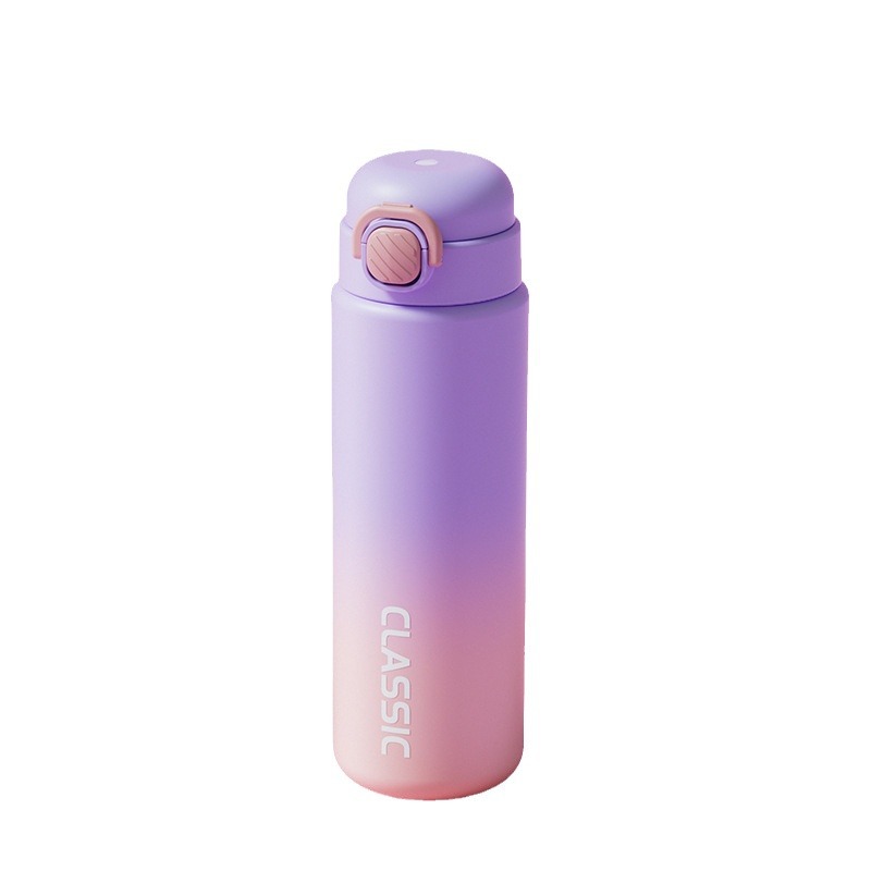 Gabi Rabbit 316 stainless steel insulated cup, Straw cup, children's high appearance level, female students' portable anti-drop water cup Item Picture