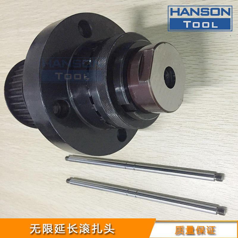The outer circle is wirelessly extended with a mirror surface rolling tool for the outer diameter of the rolling head shaft, and the mirror surface polishing knife is centerless ground full figure