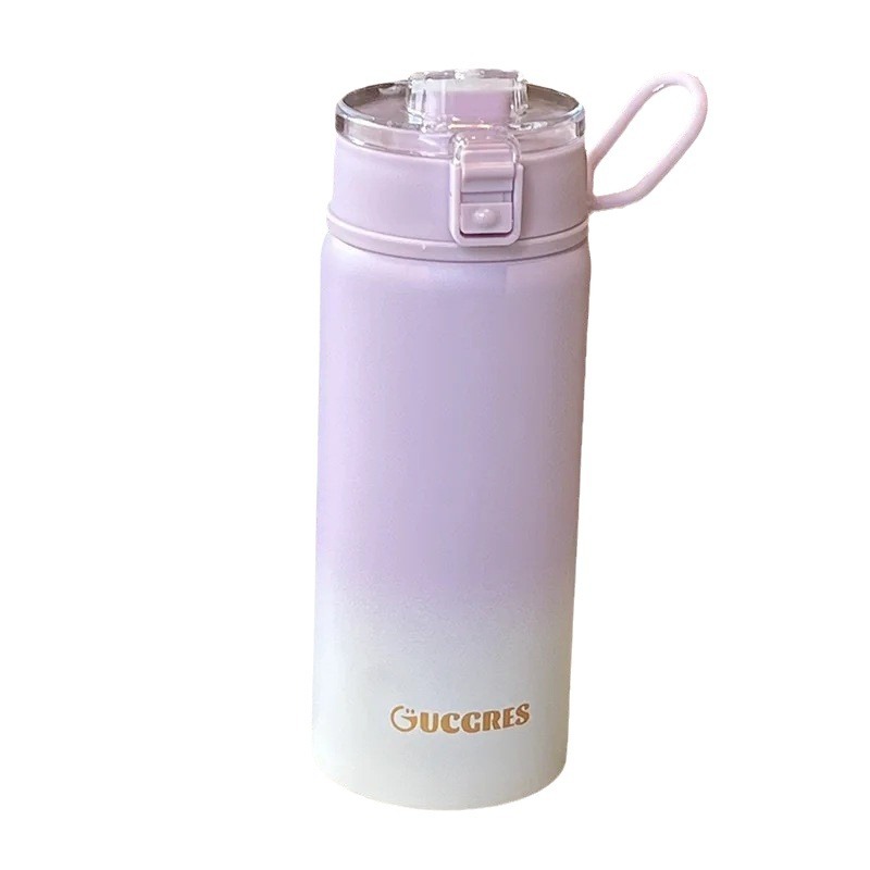 Food-grade stainless steel water cup with high appearance level, gradient women's portable cup, outdoor household tea cup, insulated cup 316 Item Picture