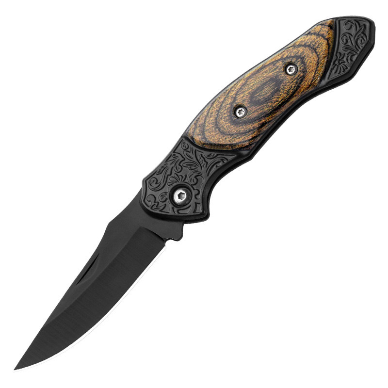 New portable outdoor folding knife, portable self-defense camping mini household stainless steel fruit knife, letter opening folding knife undefined