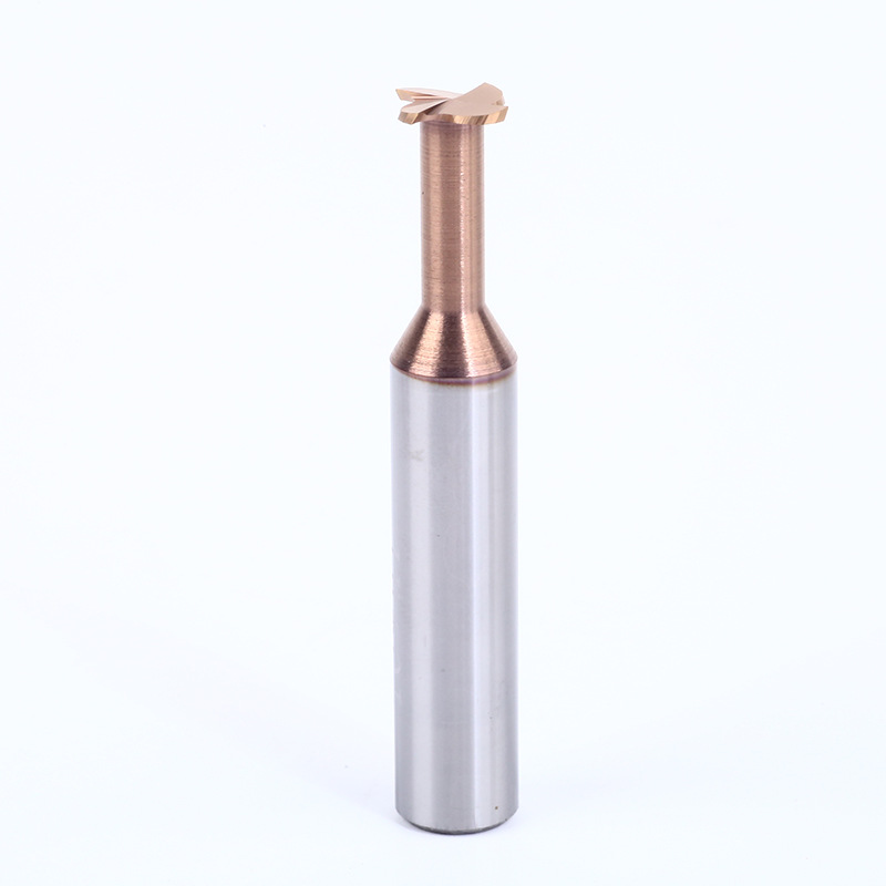 Tungsten steel T-slot milling cutters for steel, carbide channel cutters, integral alloy coated T-cutters, formed T-slot milling cutters details Picture