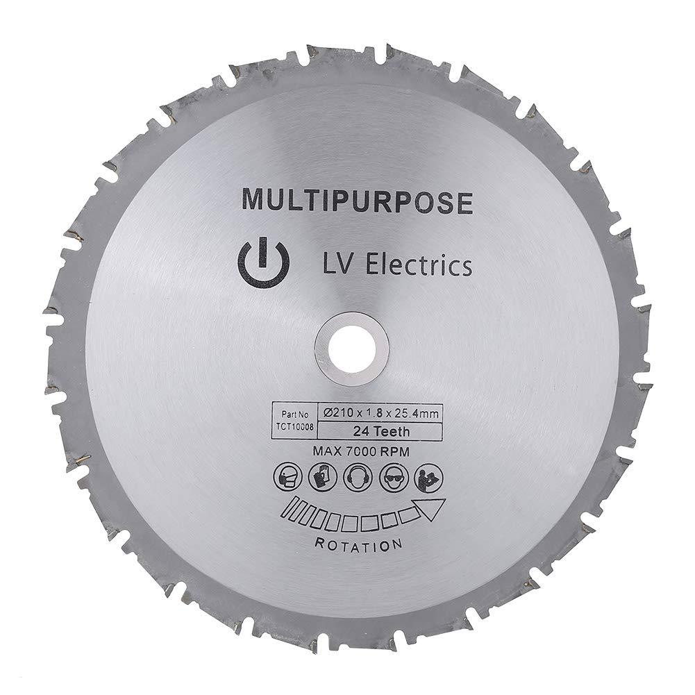 TCT circular saw blade 210mm x 25.4mm x 24T multi-functional circular saw blade 210*25.4 industrial grade full figure