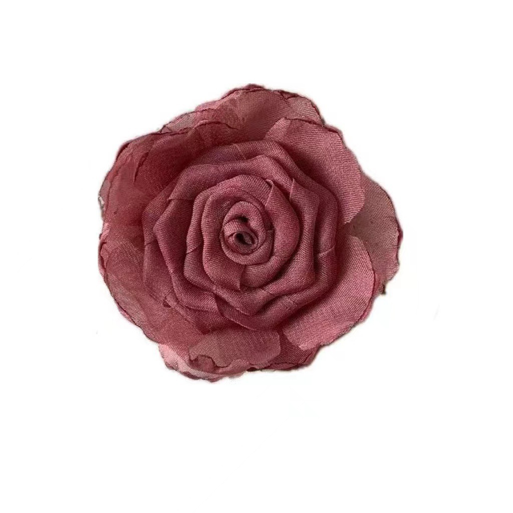 Dried rose new Chinese-style flower hairpin, shark hairpin at the back of the head, hairpin, handcrafted hair accessory Item Picture