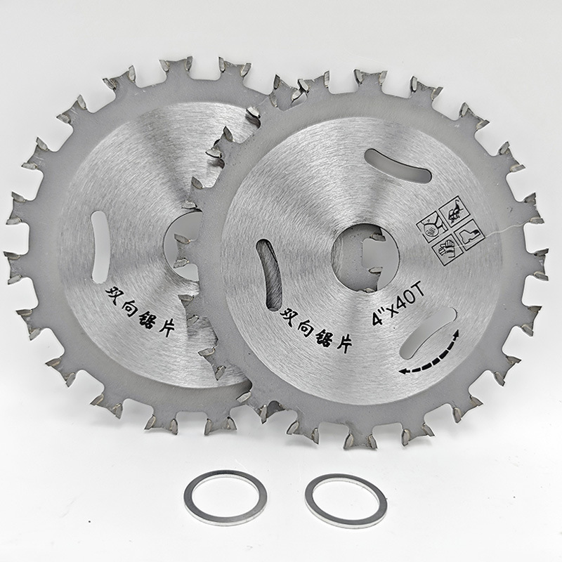 Double-sided gold woodworking saw, multi-blade saw, wood 40-tooth Angle grinder, cutting blade circular saw, double-direction blade, circular saw blade details Picture
