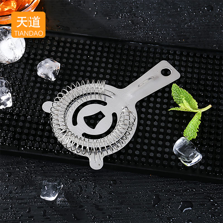 Stainless steel ice filter, Julip filter, bar cocktail mixer, coffee and milk tea ice filter tool Application Scenario