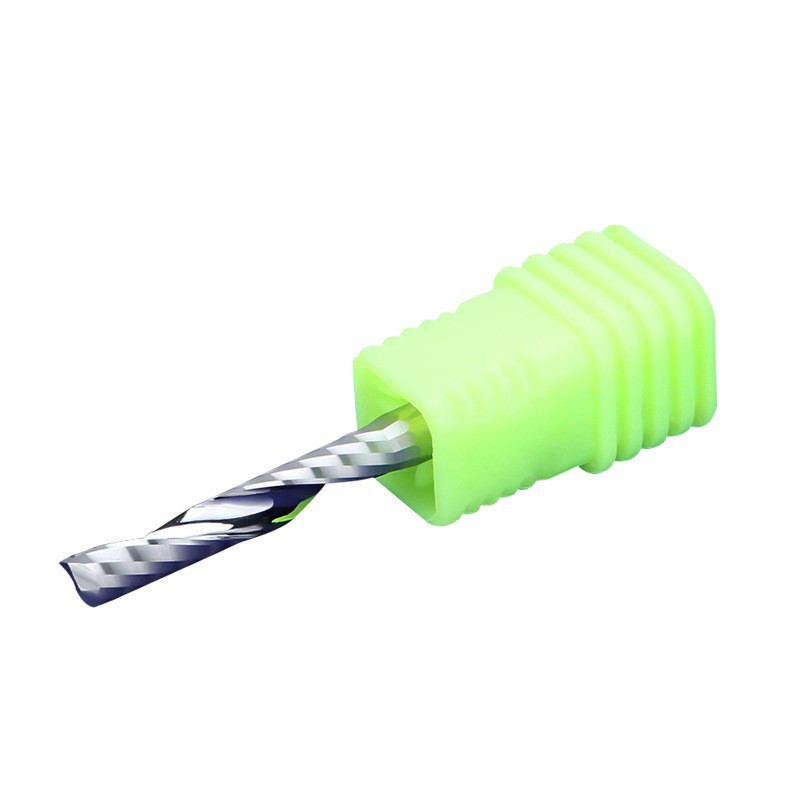 Tianxiang 3A 4mm Single-edge helical acrylic hard alloy milling cutter CNC engraving machine tool Item Picture
