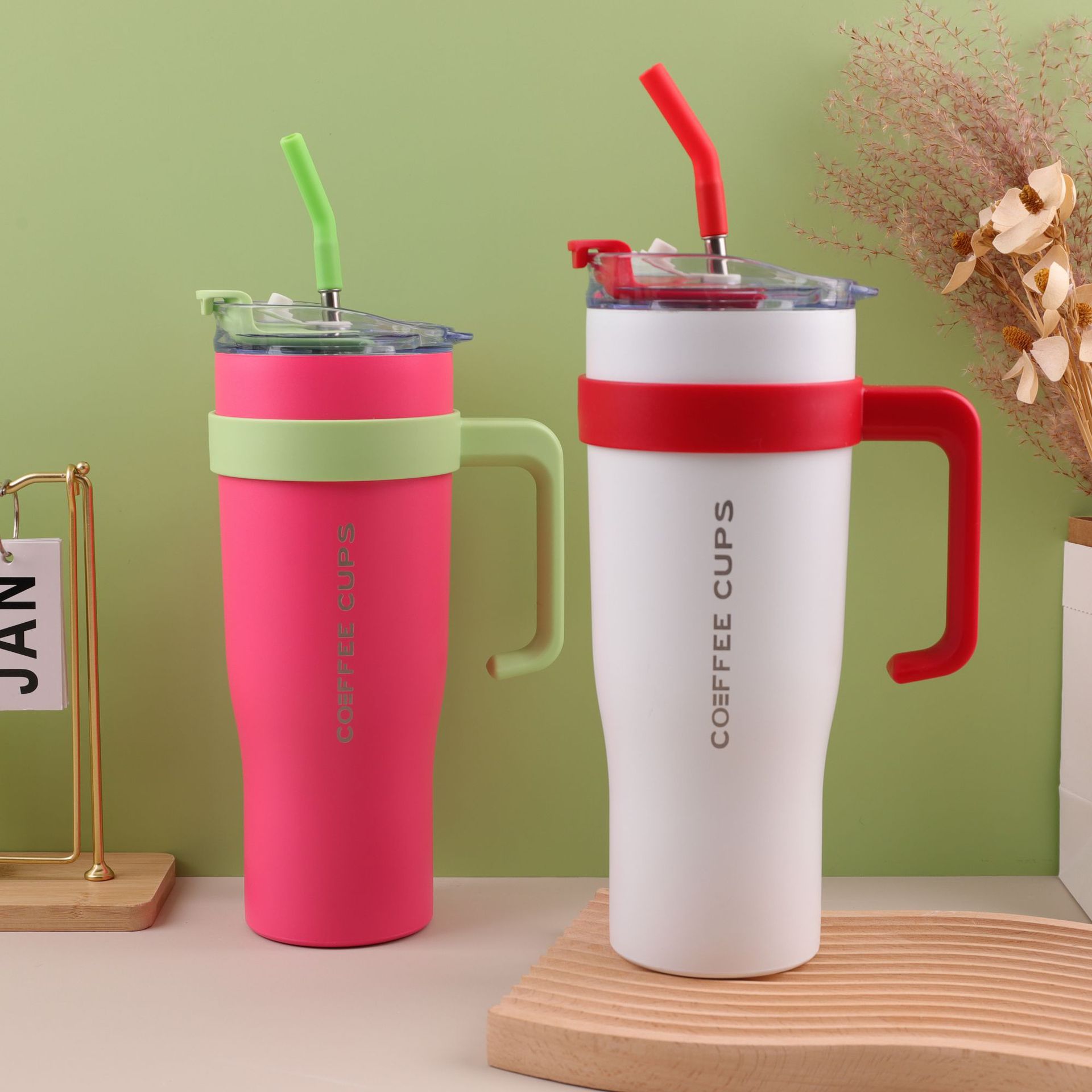 New cross-border giant 40oz304 stainless steel car cup, insulated cup, large-capacity straw handle, ice cup Application Scenario