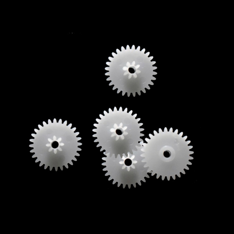 28+ 8-tooth double-layer gear 0.5 module stacked gear toy accessory 28082B large teeth 28 teeth small teeth 8 teeth 10 pieces Application Scenario