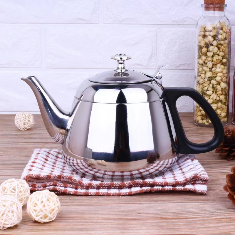 Thickened stainless steel kettle, induction cooker kettle, tea pot, household hot water kettle, boiling kettle, electric ceramic stove kettle details Picture