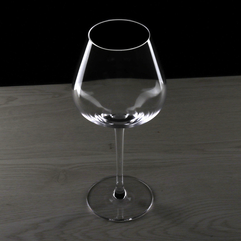 Wholesale of handcrafted crystal tall cups, commercial glass cups, wine glasses, two sets of color box red wine glasses in stock Specification drawing