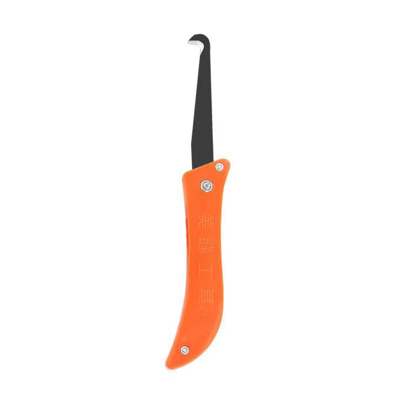 Tile gap cleaning hook knife, grout cleaning knife, grouting agent application, grouting tool, folding sawtooth grouting hook knife details Picture