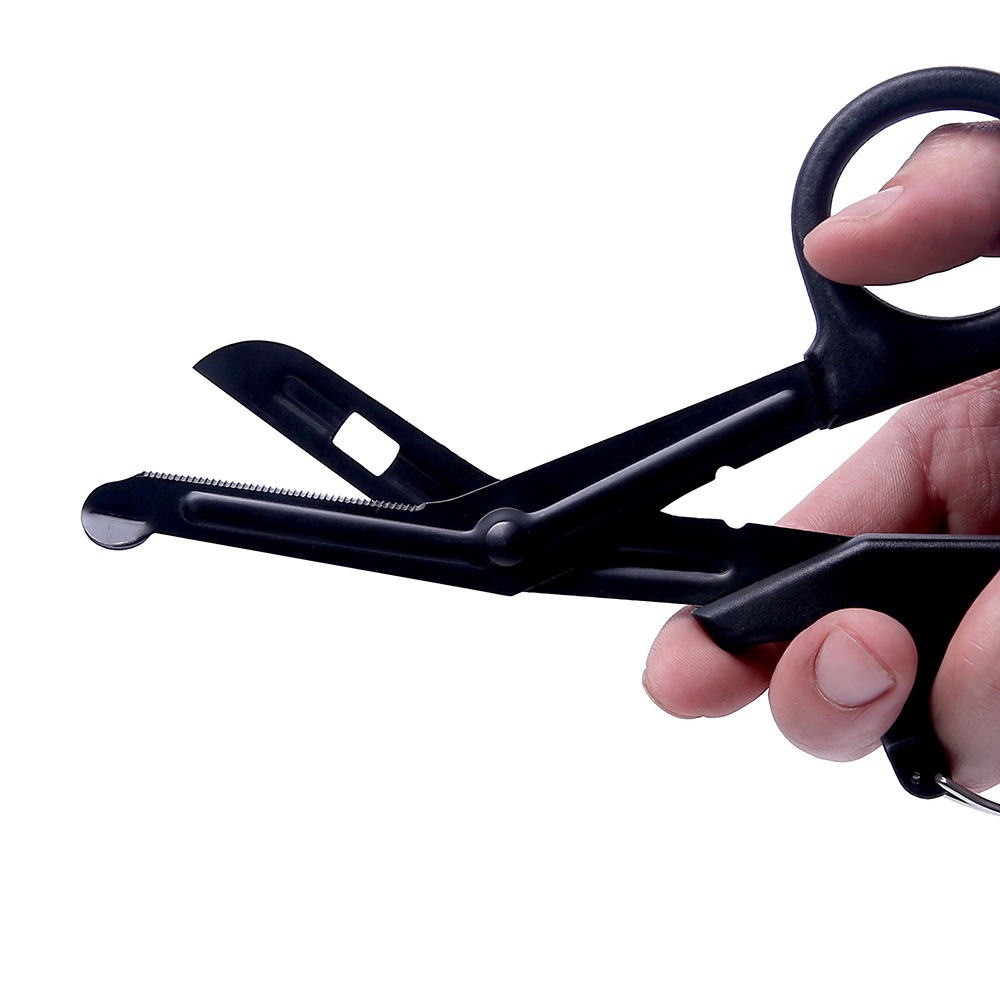Cotton scissors, stainless steel portable elbow, household and outdoor trimming clips, multiple colors and specifications, export wholesale Specification drawing