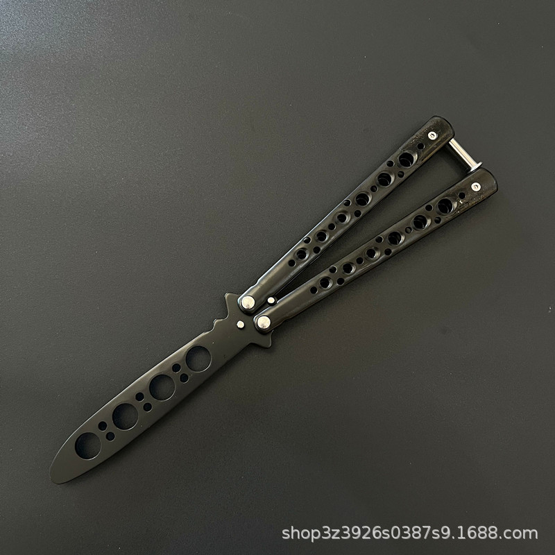 Factory wholesale Y46 butterfly training knife swinging practice comb knife swinging practice tool unsharpened butterfly knife practice undefined