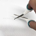 Butterfly-tailed two-color small scissors, baby nail clippers, anti-meat pinching, infant safety scissors, creative small scissors Specification drawing