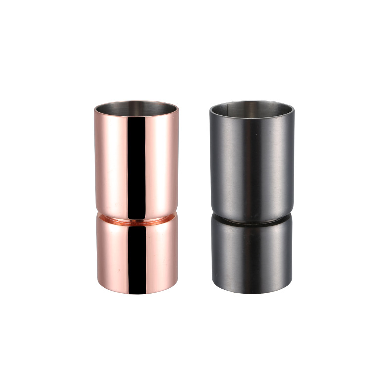 Creative straight double-headed measuring cup 30/60ml cocktail measuring device, cocktail ounce cup, bar measuring tool Item Picture