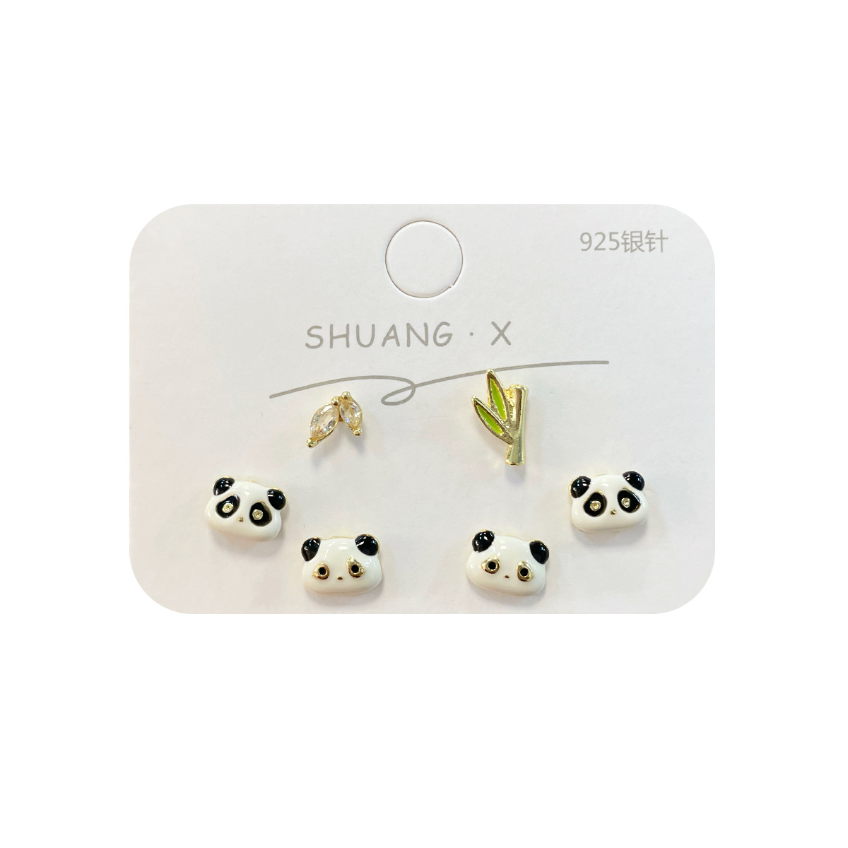 Cartoon cute pink beaver stud earring student set for girls, a unique and childlike charm, fresh and versatile, exquisite animal earrings Item Picture
