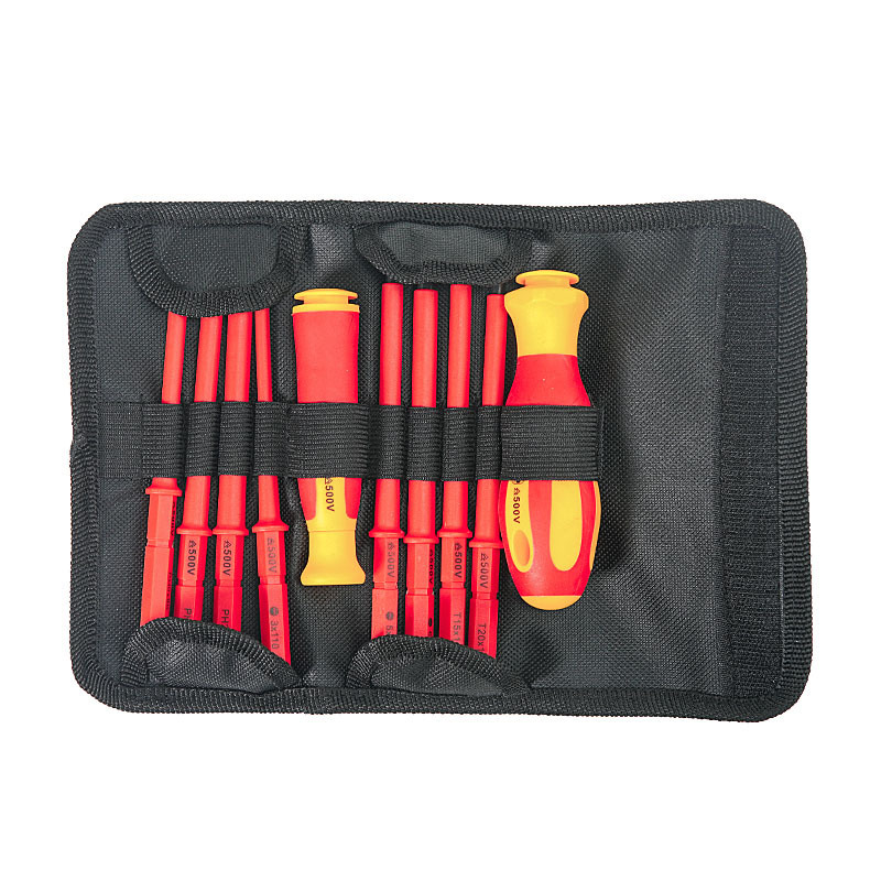 Insulated electrician screwdriver, high-hardness set, household magnetic cross flat-shaped star-shaped screwdriver, 6126 Application Scenario
