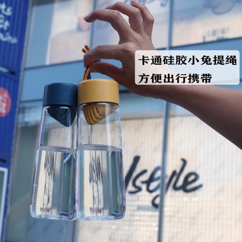 Super cute thickened plastic water cup, heat-resistant tea cup, mini and adorable student cup with filter screen tea strainer, can hold a bag pot Application Scenario