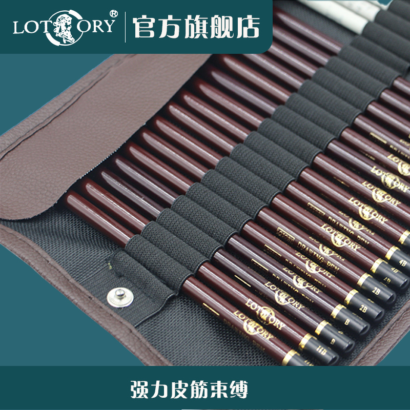 Senior Head Sketch Pencil set, Charcoal complete set, entry-level tools for students to draw, professional art supplies details Picture