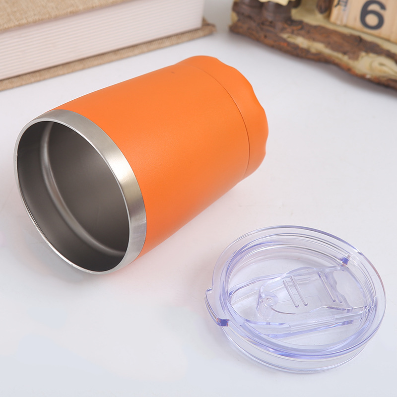 New mini 12OZ car cup for foreign trade, double-layer stainless steel ice cube cup, 304 stainless steel car cup Specification drawing