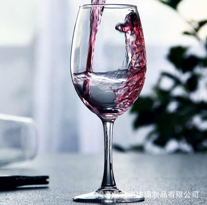Green apple red wine glass, tall glass, red wine glass, wine champagne glass, wine set processing logo details Picture