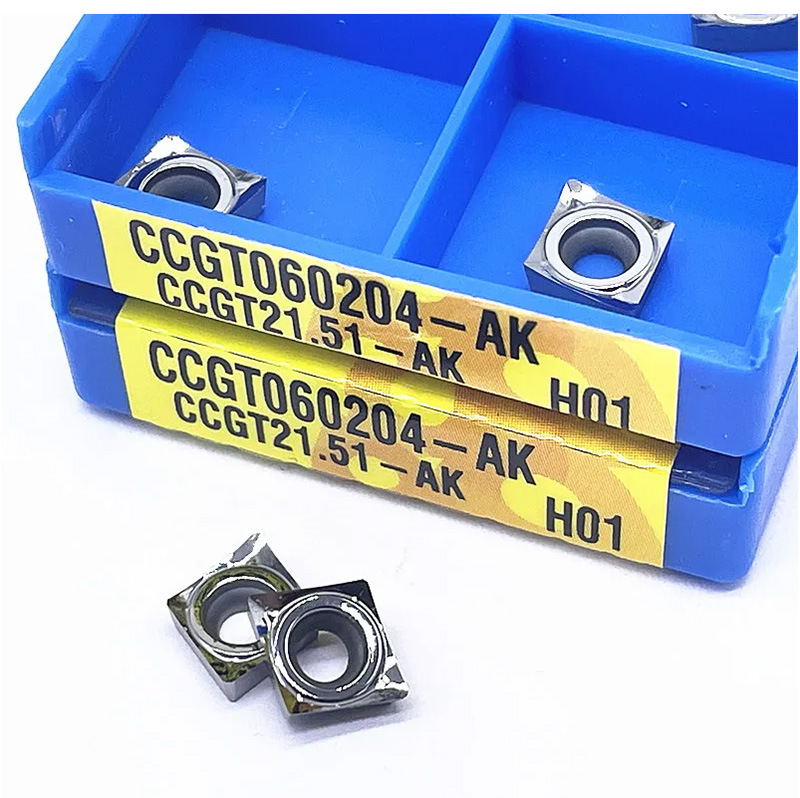 Cross-border aluminum CNC turning tool CCGT060202/04/08 AK H01 aluminum internal hole tool grain boring machine details Picture