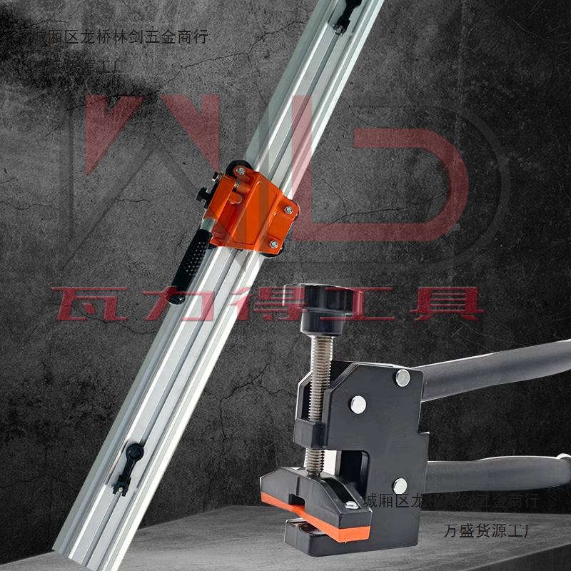 The new type of rock plate track cutting machine, the push-type tile hand-pushed push knife, can precisely cut 1.8-meter and 1.5-meter large plates Specification drawing