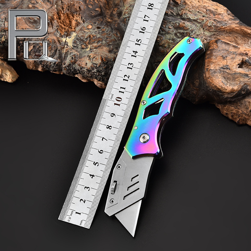 Wholesale stainless steel utility knives, paper knives, wallpaper knives, unboxing knives and household portable tools from the manufacturer full figure