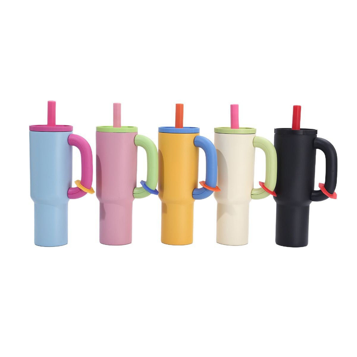New 304 stainless steel insulated cup, double-layer vacuum large-capacity car cup, outdoor portable ice cup Item Picture