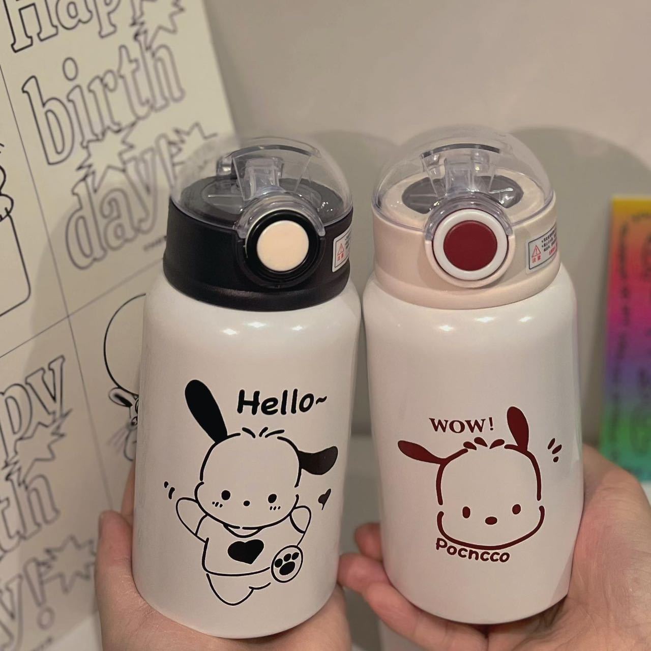 Simple insulated cup, female ins student portable cup, high appearance level straw cup, large-capacity water cup, new portable cup details Picture