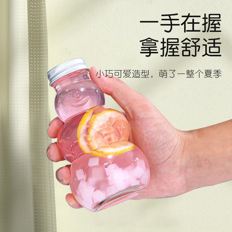 Wholesale of glass fiber mouth beverage bottles, milk tea cold brew coffee cups, creative ins beverage juice bottles, sealed glass bottles Specification drawing