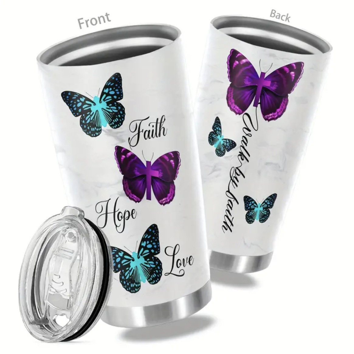 Cross-border car cup Amazon temu consignment 20oz car cup, double-layer 304 stainless steel insulated portable cup Item Picture