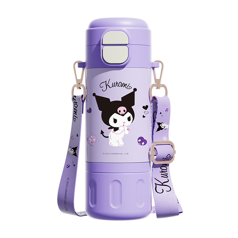 Wholesale of 2024 new style insulated cups for girls, high appearance level, cute children's water cups, double drinking cups for students, bouncy straw cups Item Picture